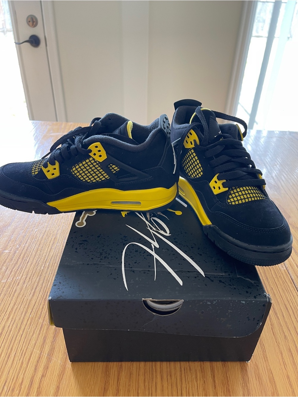 Nike Black and Yellow Men’s Sneakers